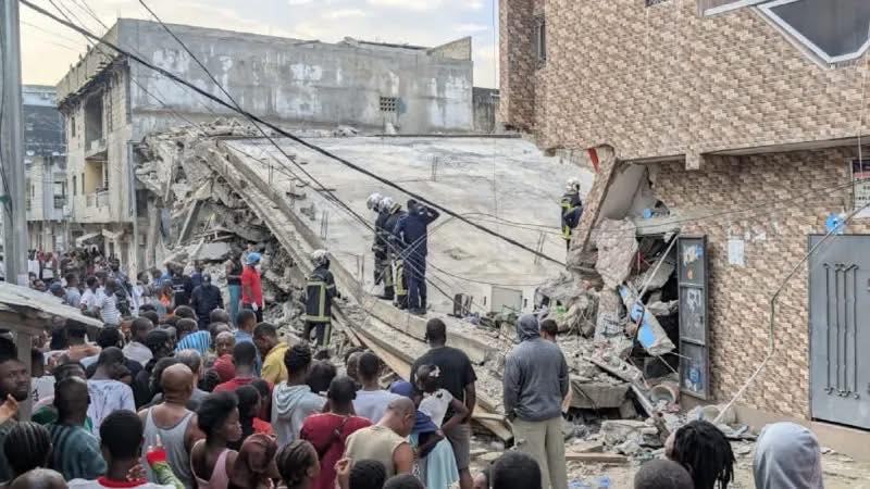 Abidjan : 4 personnes tuées dans l'effondrement d'un immeuble à Koumassi