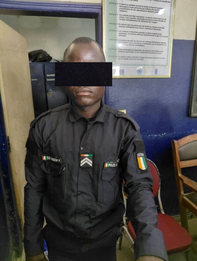 Adjamé : Un faux policier mis aux arrêts au rond-point de la Liberté