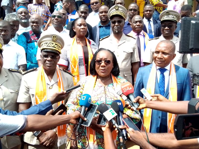 Bouaké / Anne Ouloto invite les fonctionnaires de la vallée de Bandama à être irréprochables et exemplaires
