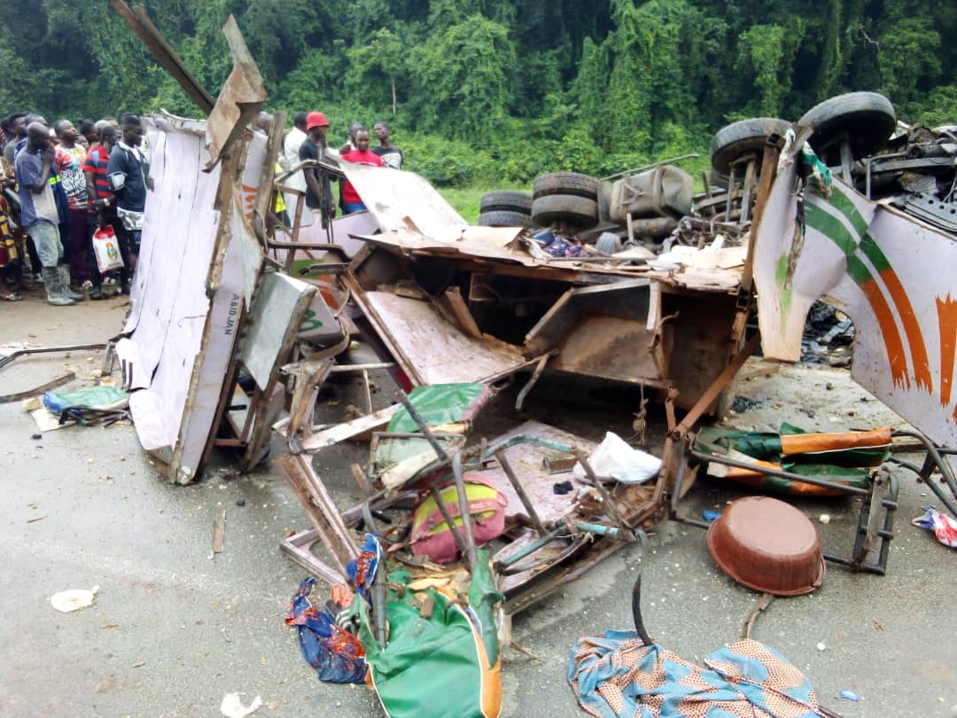 Côte d’Ivoire / 21 personnes tuées dans un accident sur la route d’Alépé