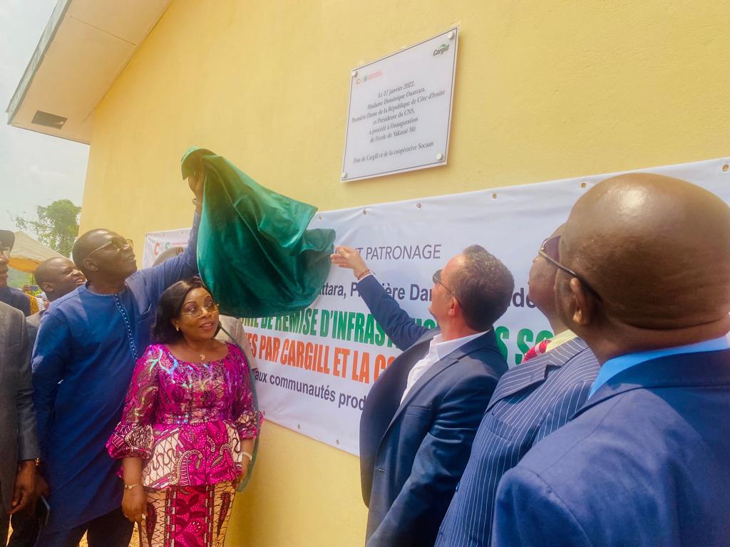 Côte d’Ivoire / 8 écoles offertes aux populations des zones de production de cacao