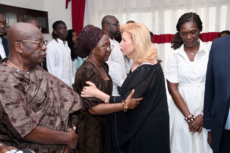 Côte d’Ivoire / Décès d’Emmanuel Tano, beau-père de Hamed Bakayoko : Dominique Ouattara présente ses condoléances à Yolande Bakayoko