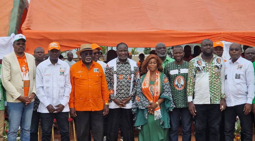 Côte d’Ivoire / Gbôklè : Les militants RHDP plébiscitent la candidature de Ouattara à la présidentielle 2025