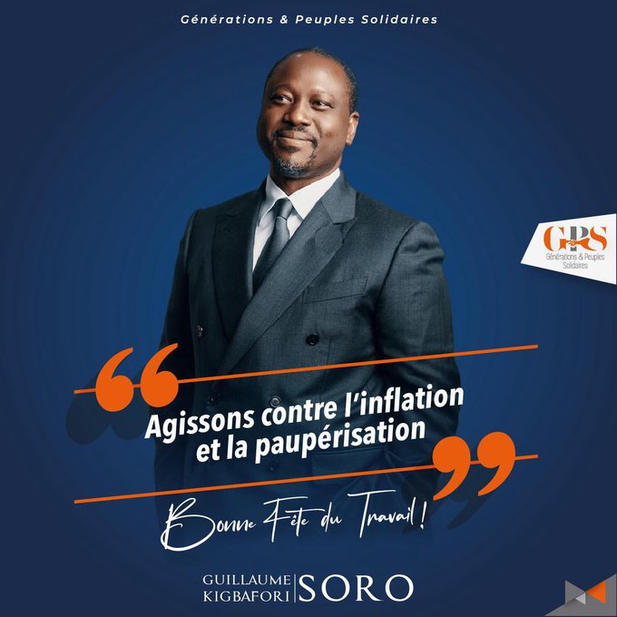 Côte d’Ivoire / Guillaume Soro lance un appel aux Ivoiriens : « Agissons ensemble contre l’inflation et la précarisation des travailleurs »