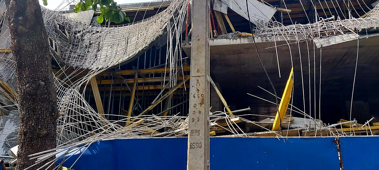 Côte d’Ivoire / La dalle d’un immeuble au Plateau s’effondre : 2 victimes graves