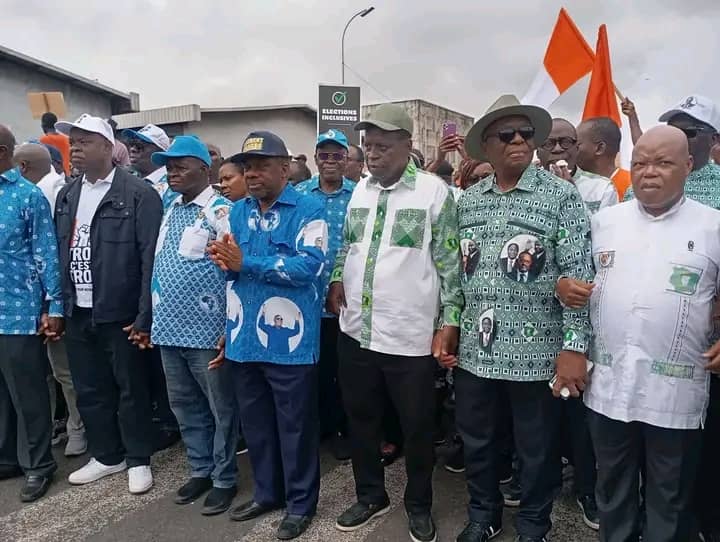 Côte d’Ivoire : L’opposition annonce une grande marche contre le 4è mandat de Ouattara et l’exclusion de ses leaders