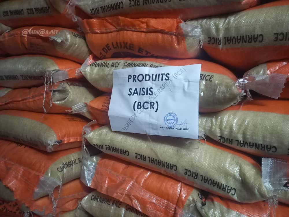 Côte d’Ivoire / Non respect des prix plafonnés : 427 sacs de riz d’une valeur de 5 017 250 Fcfa saisis à Port-Bouët