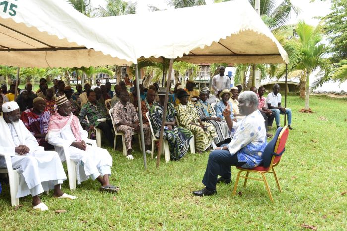 Election municipale : Mambé rencontre les imams et les  chefs de communauté de Songon-Agban