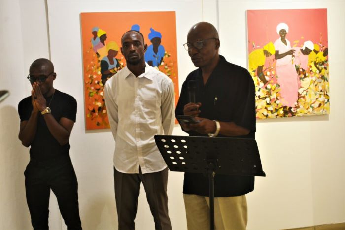La Rotonde des Arts : les peintres Coulibaly Issa et Loué Hugues Dominique mis en lumière
