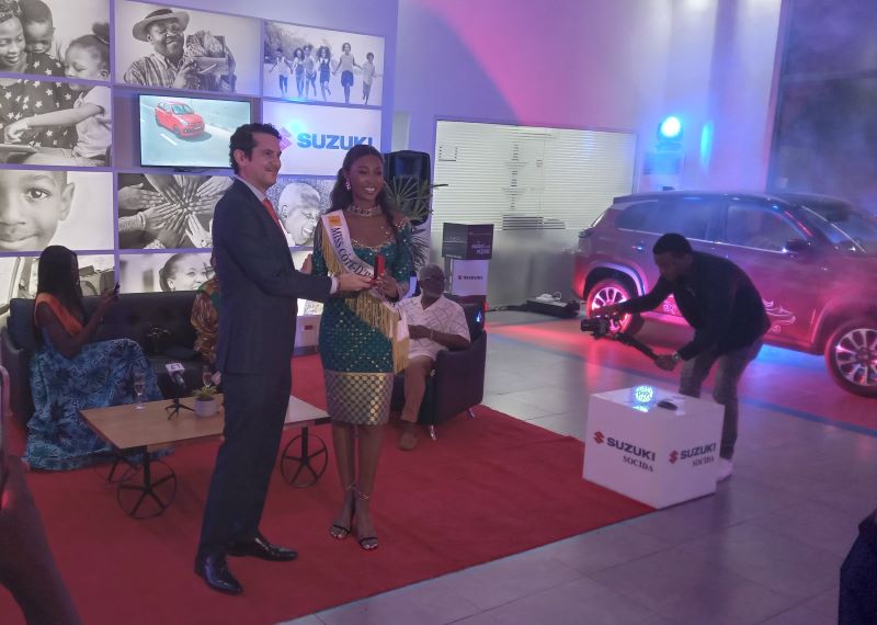Miss Côte d’Ivoire 2024 : Marie-Emmanuelle Diamala a reçu sa voiture de Socida