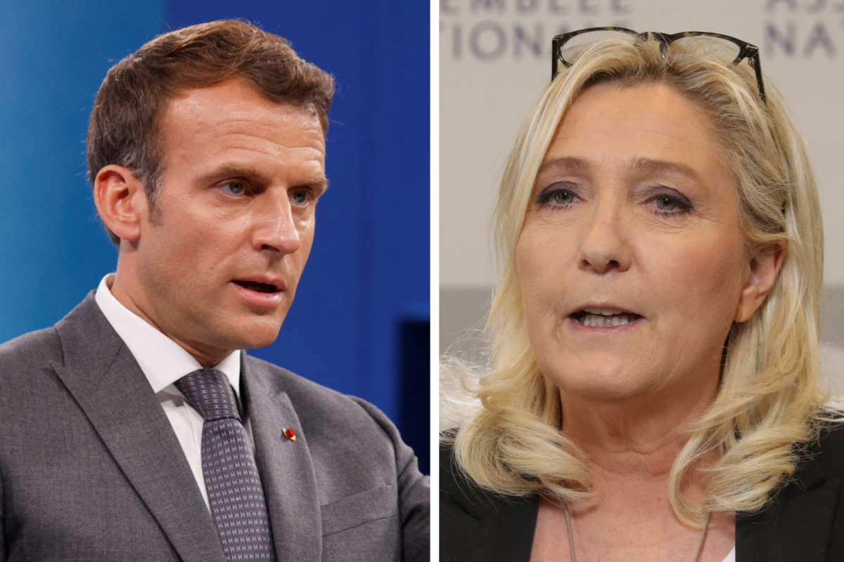 Présidentielle française / Emmanuel Macron et Marine Le Pen au second tour