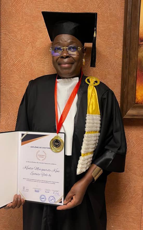 Recherche scientifique : Yoli-Bi Koné Marguerite fait Docteur Honoris Causa de l’IARPA à Dakar