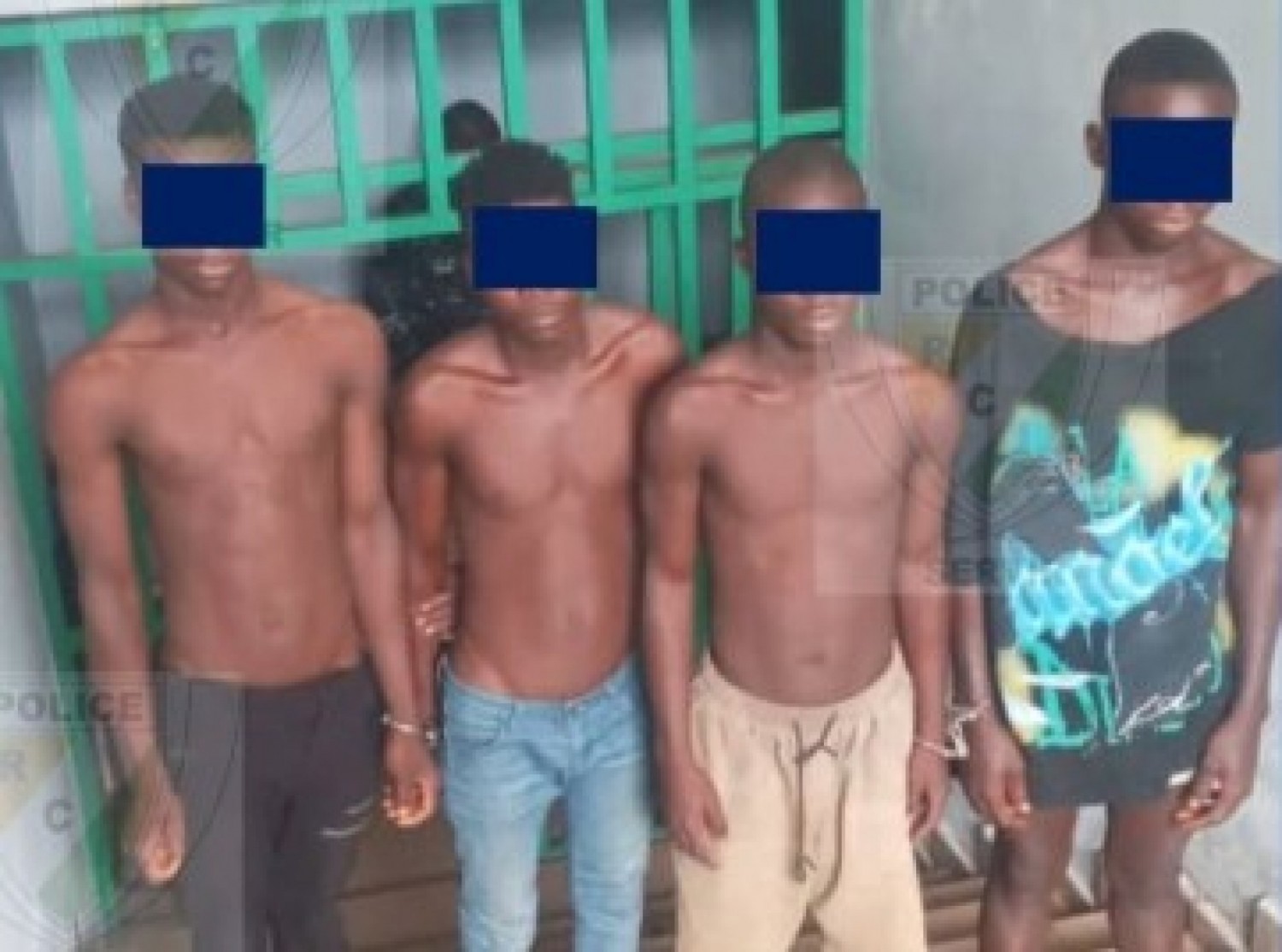 San Pedro / Un gang de 4 voleurs spécialisé dans le braquage des écoles primaires, interpellé