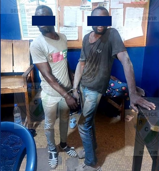 Yamoussoukro / Deux individus, en pleine action agression, neutralisés par la police